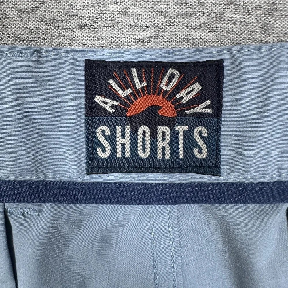 Faherty Shorts Men's Size 35 Blue All Day Hybrid Drawstring Beach Golf Outdoor